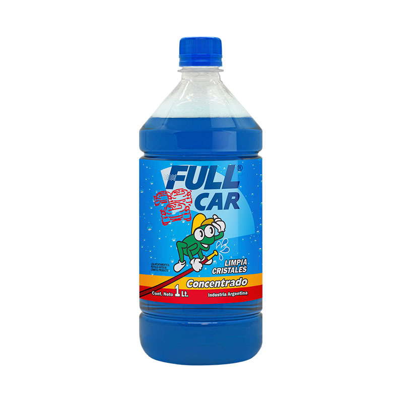 Limpia Cristales Concentrado x 1 L - FULL CAR - Productos para limpieza y  cuidado del auto.